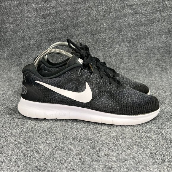 Nike Shoes - Nike Free RN 2017 Running Shoes Women's Size 8.5 Black Athletic Training Sneaker